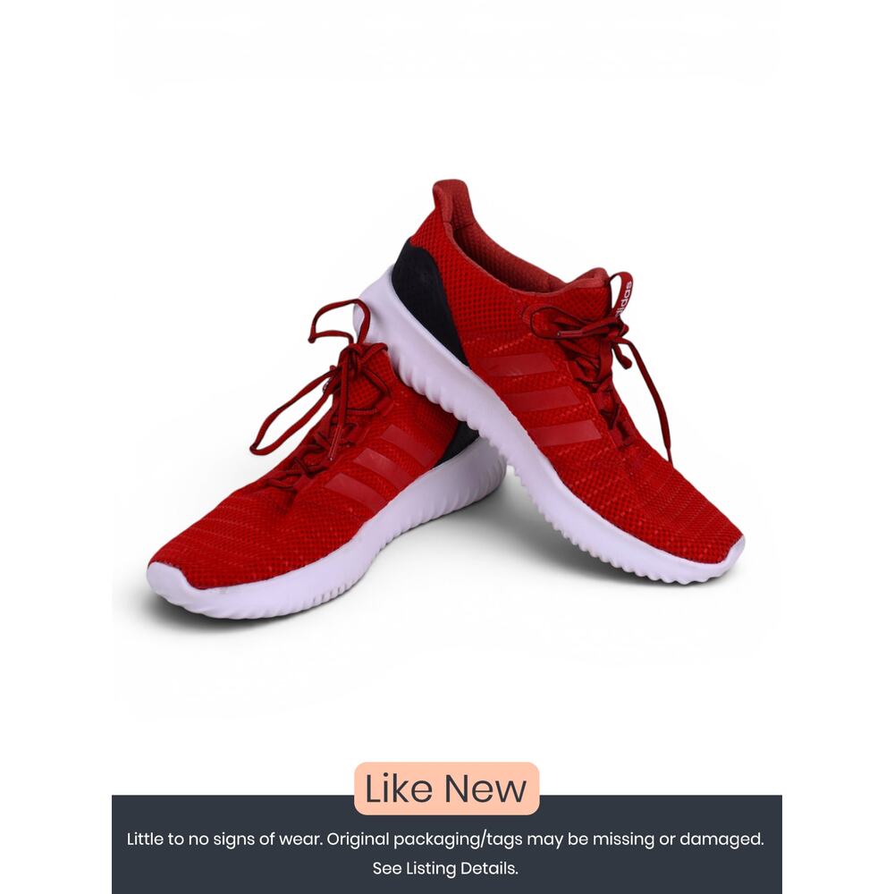 Adidas Cloudfoam Red Running Sneakers Women's Size 10